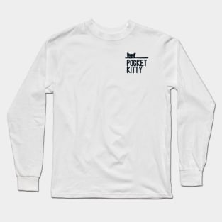 Pocket Kitty Minimalist by Tobe Fonseca Long Sleeve T-Shirt